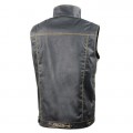 Trilobite 1990 Wax cotton vest men black TEXTILE JACKET