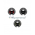 Αυτοκόλλητο ντεπόζιτου AZ Graphics κατάλληλο για Honda CB 500 X 2022 gas cap protection GP-797 AZ Stickers