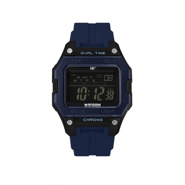 Caterpillar ανδρικό Ψηφιακό ρολόι Digi II με μπλε λουράκι  ΡΟΛΟΓΙΑ