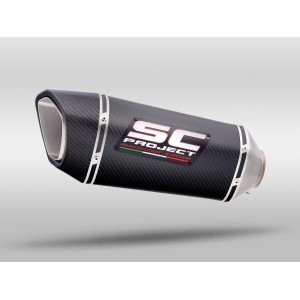 SC Project 4-1 Stainless steel full exhaust system, with SC1-R carbon exhaust για Honda CB650R (2021 - 2023)