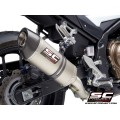 SC Project εξάτμιση Oval  titanium exhaust για Honda CBR500R (2021 - 2023) - Euro 5 ΚΑΙΝΟΥΡΓΙΕΣ ΕΞΑΤΜΙΣΕΙΣ SC PROJECT ΓΙΑ HONDA