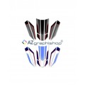 Αυτοκόλλητο μπροστινού φτερού ΑΖ Graphics για Honda Transalp XL750 2022 AD-P-TRA AZ Stickers