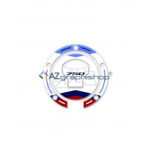 AZ αυτοκόλλητο προστατευτικό για το καπάκι της βενζίνης GP 833 Honda Transalp 750 2023 Trc