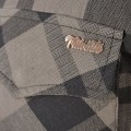 Ανδρικα Πουκαμισα Μοτοσυκλέτας - Trilobite 1971 Timber 2.0 shirt men jacket grey TEXTILE JACKET