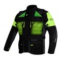 Ανδρικα Jacket - Trilobite 2091 Rideknow Tech-Air compatible men jacket black/yellow fluo TEXTILE JACKET
