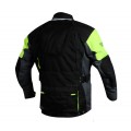 Ανδρικα Jacket - Trilobite 2091 Rideknow Tech-Air compatible men jacket black/yellow fluo TEXTILE JACKET