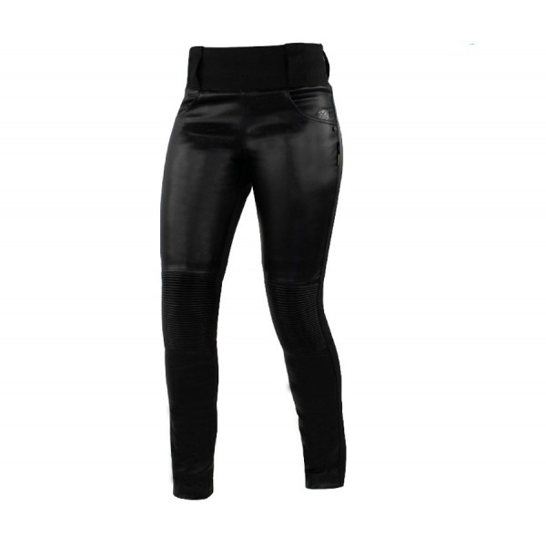 Γυναικεια Παντελονια - Trilobite 2061 Leather leggins ladies pants black ΠΑΝΤΕΛΟΝΙΑ