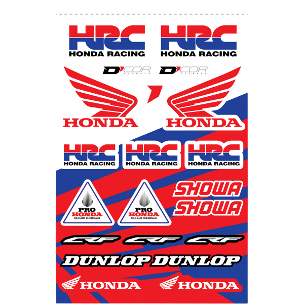 Stickers Μοτοσυκλέτας HRC DCOR 